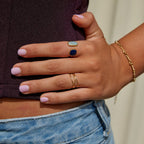 Gold Infinity Loop Ring – Elegant Accessory, Perfect Gift