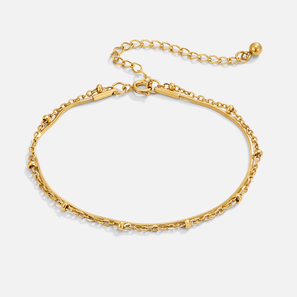 Gold Layered Bracelet – Everyday Wear, Gift for Her
