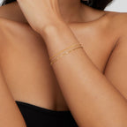 Gold Layered Bracelet – Everyday Wear, Gift for Her