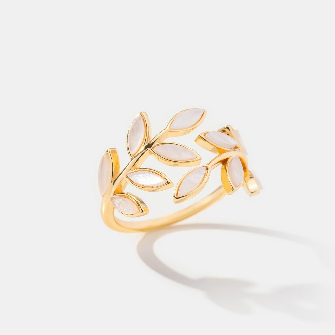 Gold Leaf Ring – Elegant Accessory, Perfect for Gifts, Everyday Wear