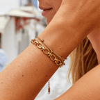 Gold Link Chain Bracelet – Everyday Wear, Gift for Her
