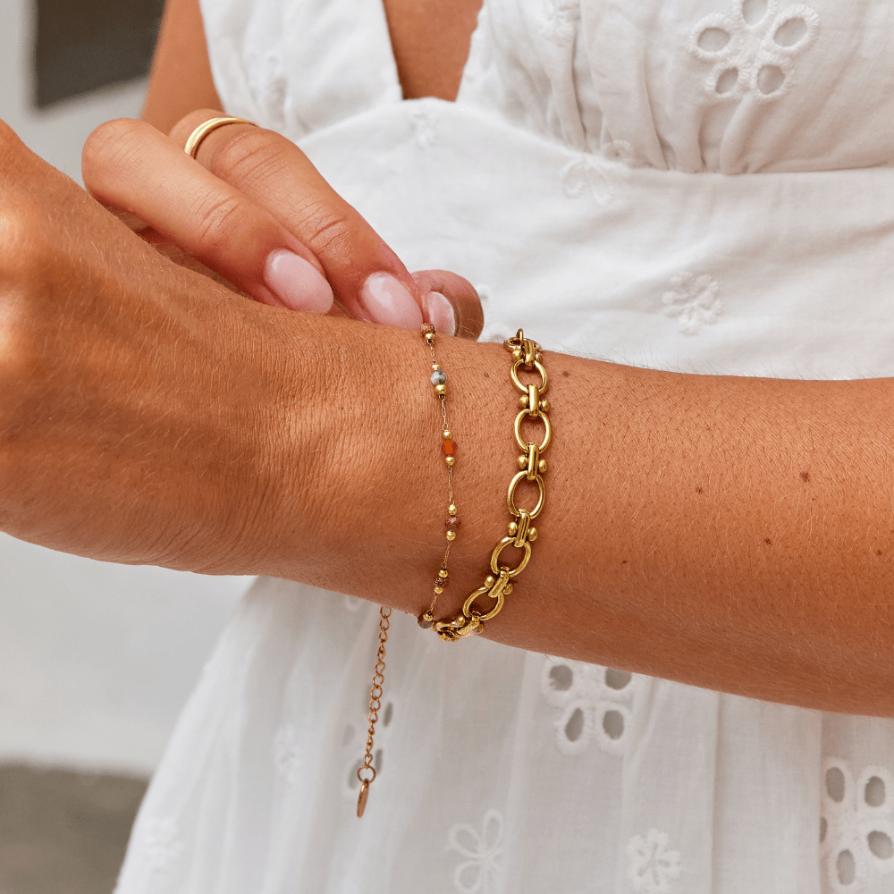Gold Link Chain Bracelet – Everyday Wear, Gift for Her