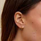 Gold Mini Hoop Earrings Trio Set – Everyday Wear, Gift for Her