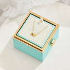 Gold Necklace with Forever Love & Letter Design – Gift, Everyday Wear