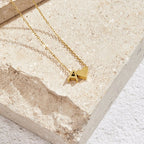 Gold Necklace with Forever Love & Letter Design – Gift, Everyday Wear