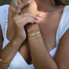 Gold Tennis Bracelet – Elegant Gift, Everyday Wear