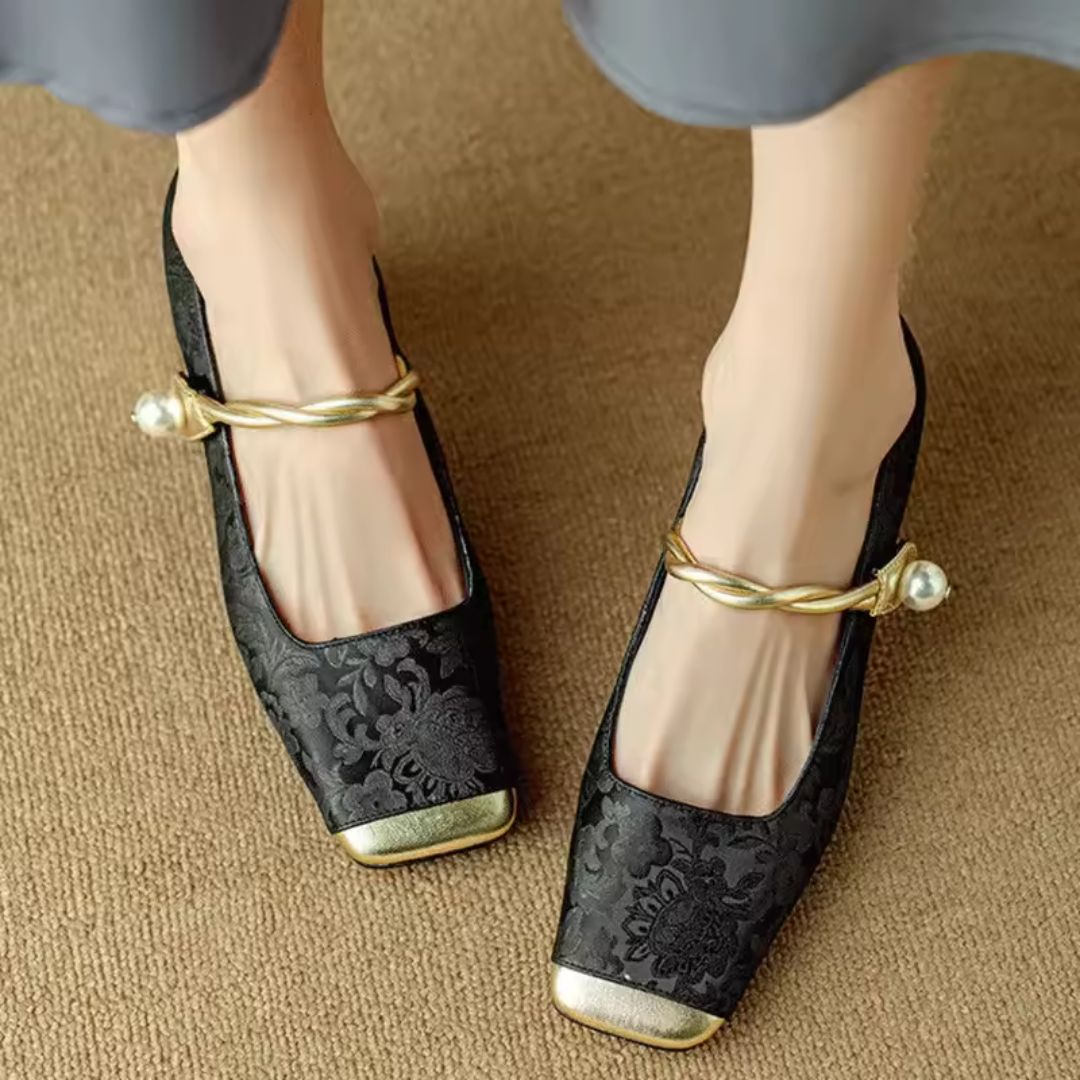 Gold Stiletto Heels for Women | Elegant Design | Comfortable Fit for Formal Events and Parties