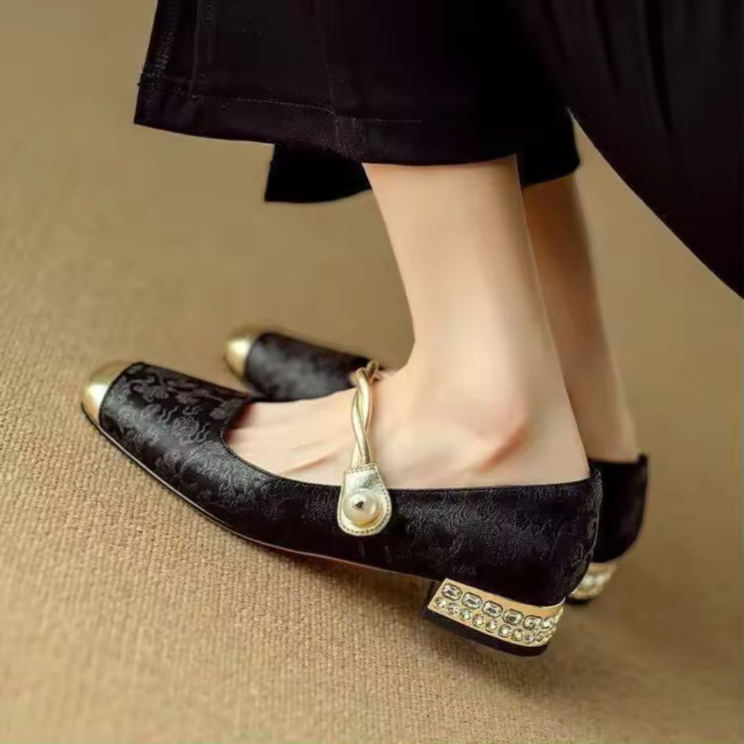 Gold Stiletto Heels for Women | Elegant Design | Comfortable Fit for Formal Events and Parties