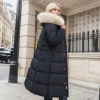 High-Collar Insulated Puffer Coat for Women | Warm Stylish Winter Outerwear for Cold Weather