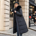 High-Collar Insulated Puffer Coat for Women | Warm Stylish Winter Outerwear for Cold Weather