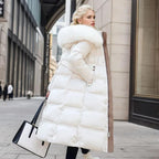 High-Collar Insulated Puffer Coat for Women | Warm Stylish Winter Outerwear for Cold Weather