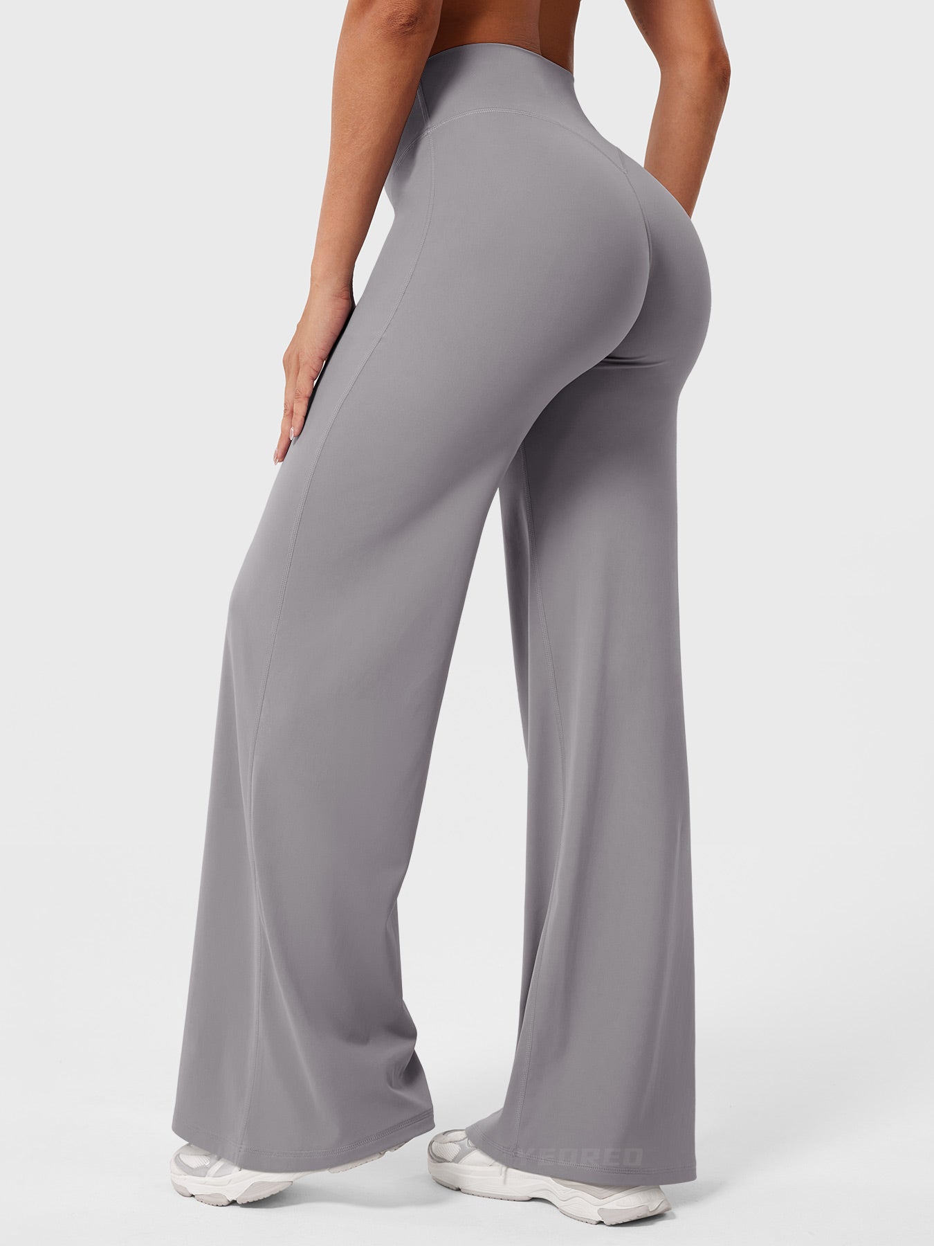 High Waist Flared Pants for Women | Lightweight Summer Fabric | Casual Chic Design | Ideal for Warm Weather Wear