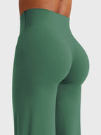 High Waist Flared Pants for Women | Lightweight Summer Fabric | Casual Chic Design | Ideal for Warm Weather Wear
