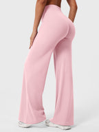 High Waist Flared Pants for Women | Lightweight Summer Fabric | Casual Chic Design | Ideal for Warm Weather Wear