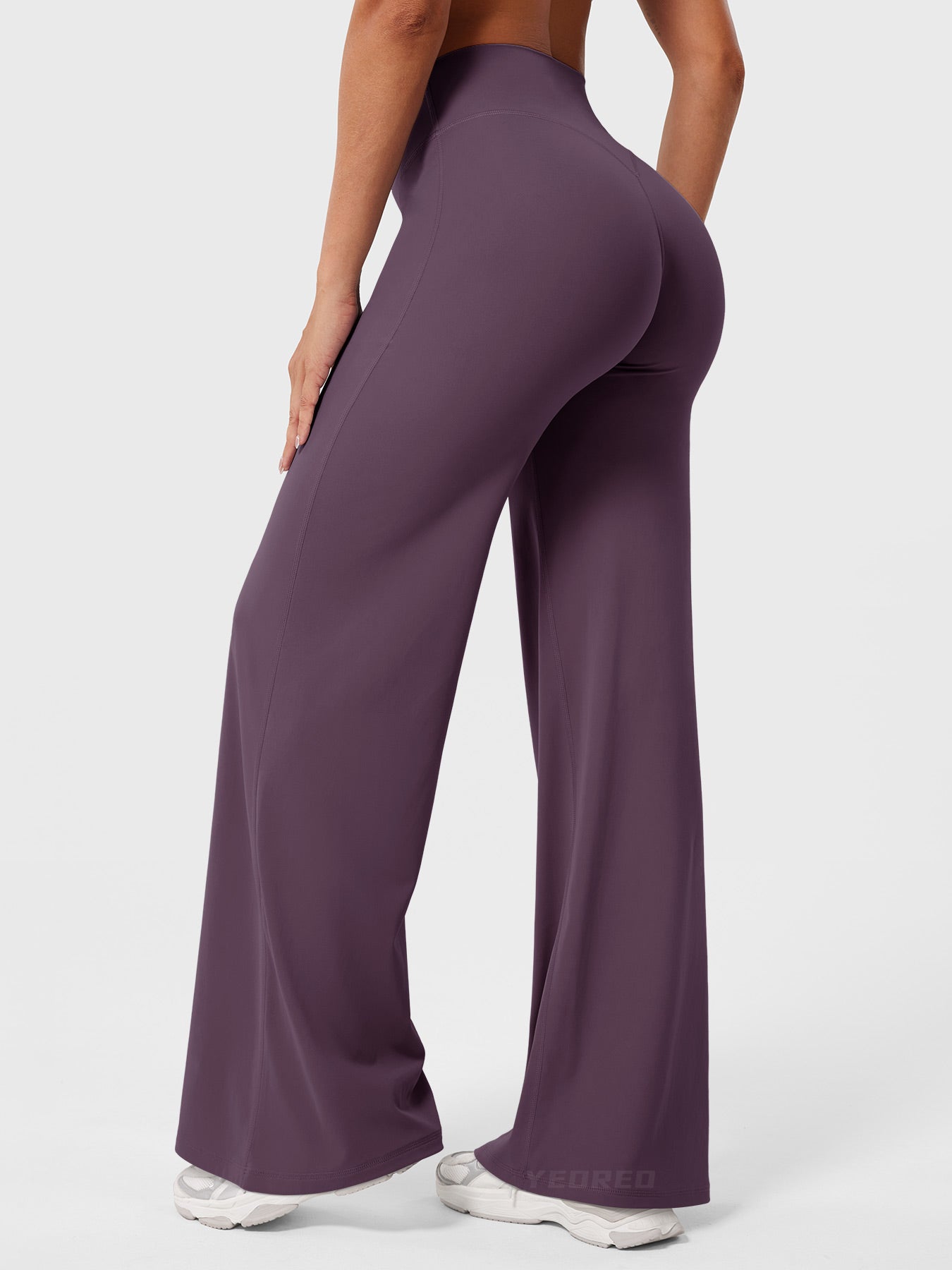 High Waist Flared Pants for Women | Lightweight Summer Fabric | Casual Chic Design | Ideal for Warm Weather Wear