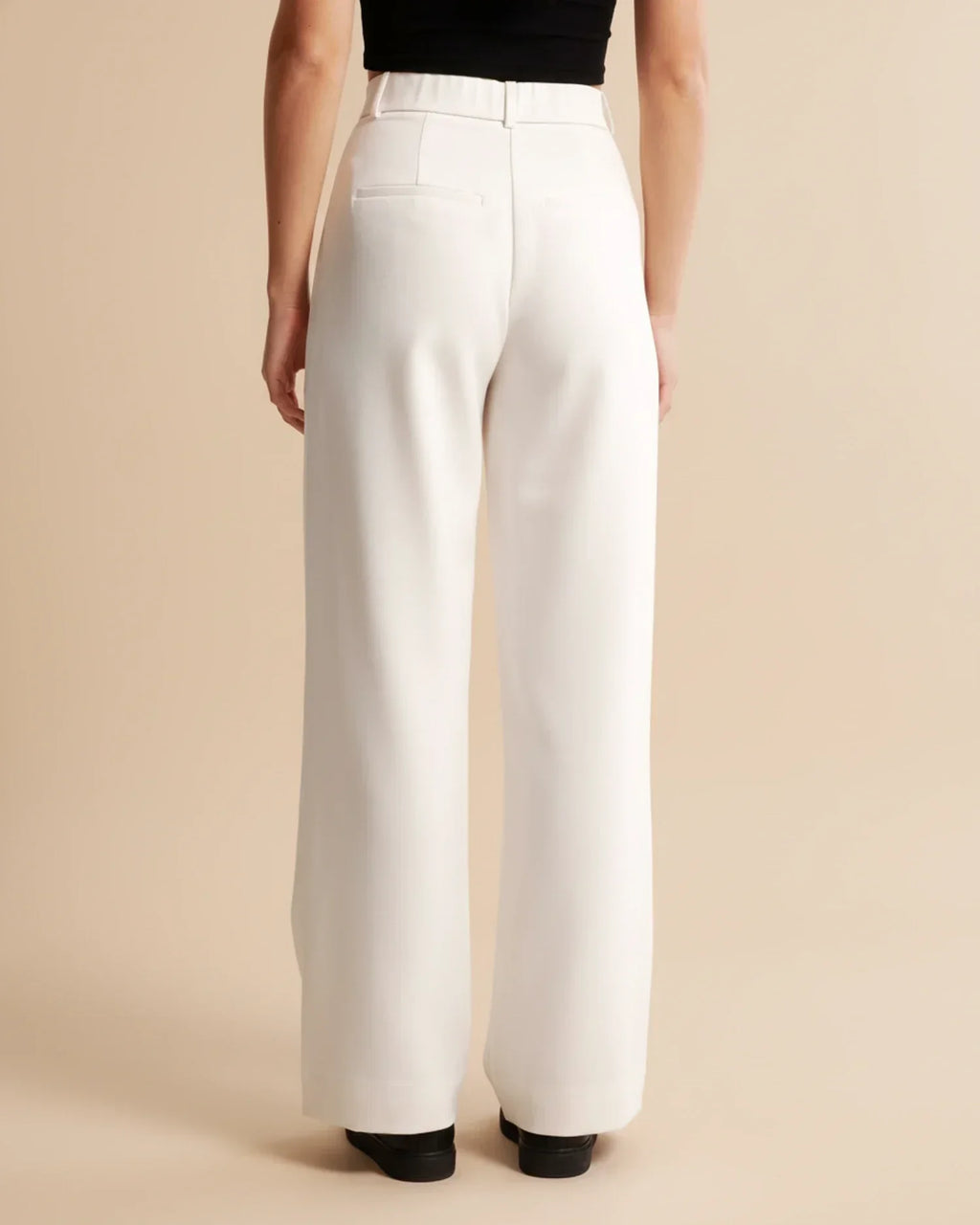 High Waist Pleated Trousers | Tailored Fit | Women's Formal Office Pants | Versatile for Casual and Professional Wear