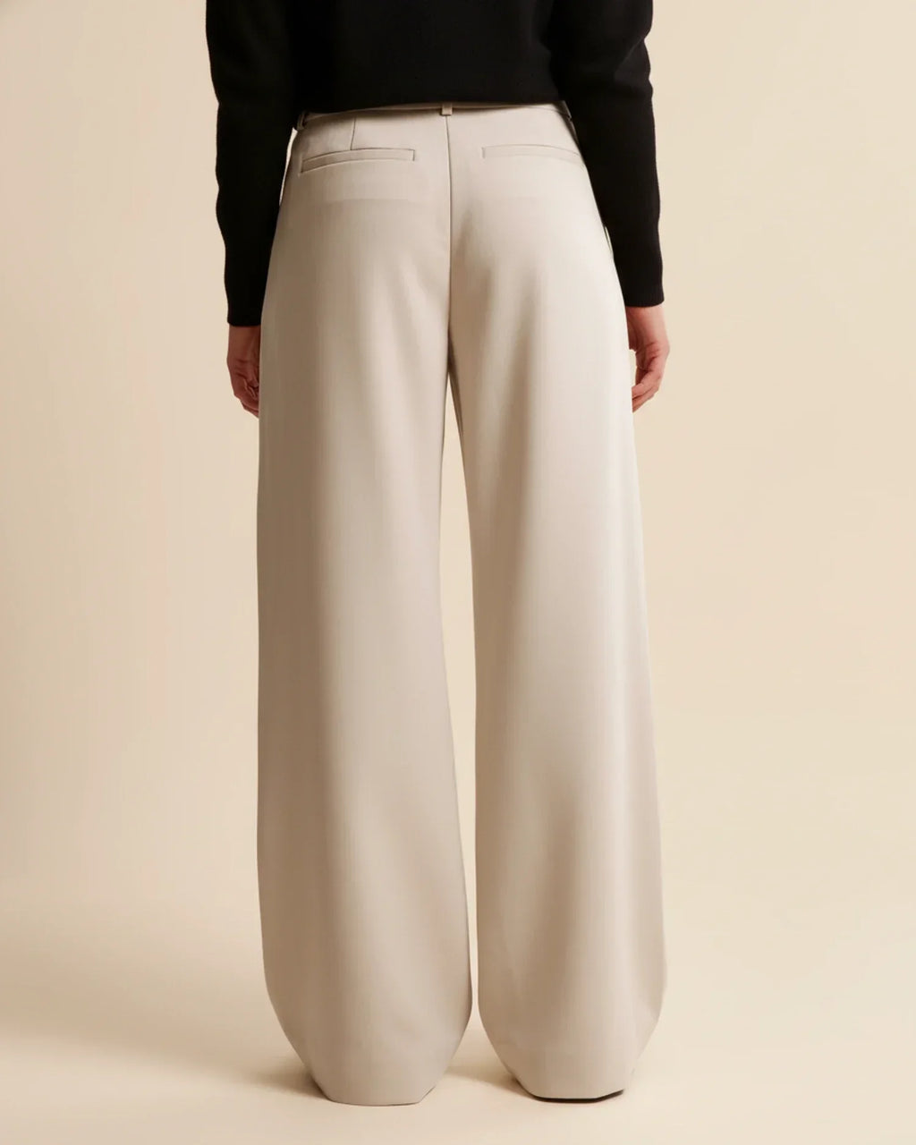 High Waist Pleated Trousers | Tailored Fit | Women's Formal Office Pants | Versatile for Casual and Professional Wear