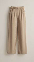 High Waisted Wide Leg Trousers | Soft Fabric | Casual & Office Style | Women's Versatile Fit Pants