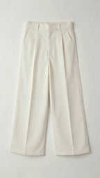 High Waisted Wide Leg Trousers | Soft Fabric | Casual & Office Style | Women's Versatile Fit Pants