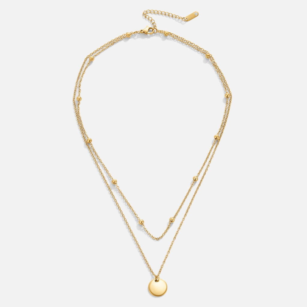Layered Disc Necklace – Everyday Wear, Gift for Her
