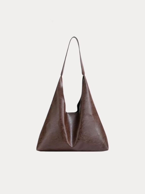 Leather Crossbody Bag - Casual Everyday Style for Women - Versatile and Functional Design for Daily Use