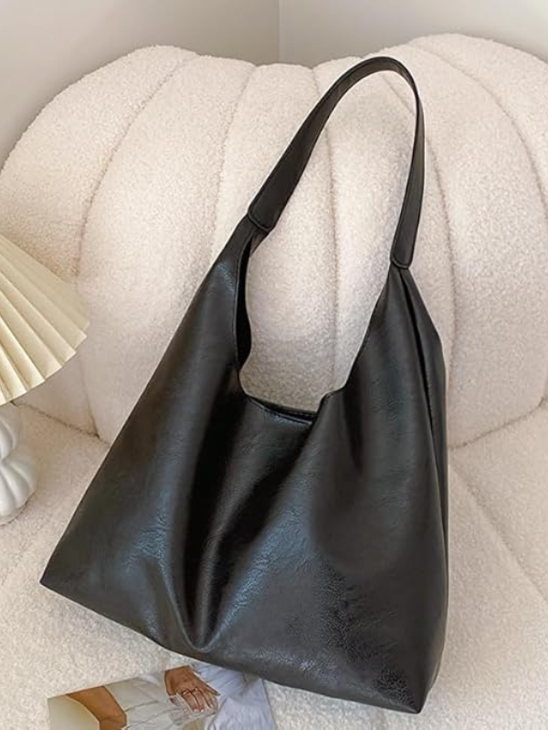 Leather Crossbody Bag - Casual Everyday Style for Women - Versatile and Functional Design for Daily Use