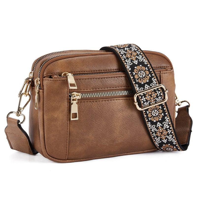Leather Shoulder Bag - Elegant Design - Versatile Everyday Accessory for Daily Use - Functional and Stylish