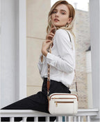 Leather Shoulder Bag - Elegant Design - Versatile Everyday Accessory for Daily Use - Functional and Stylish