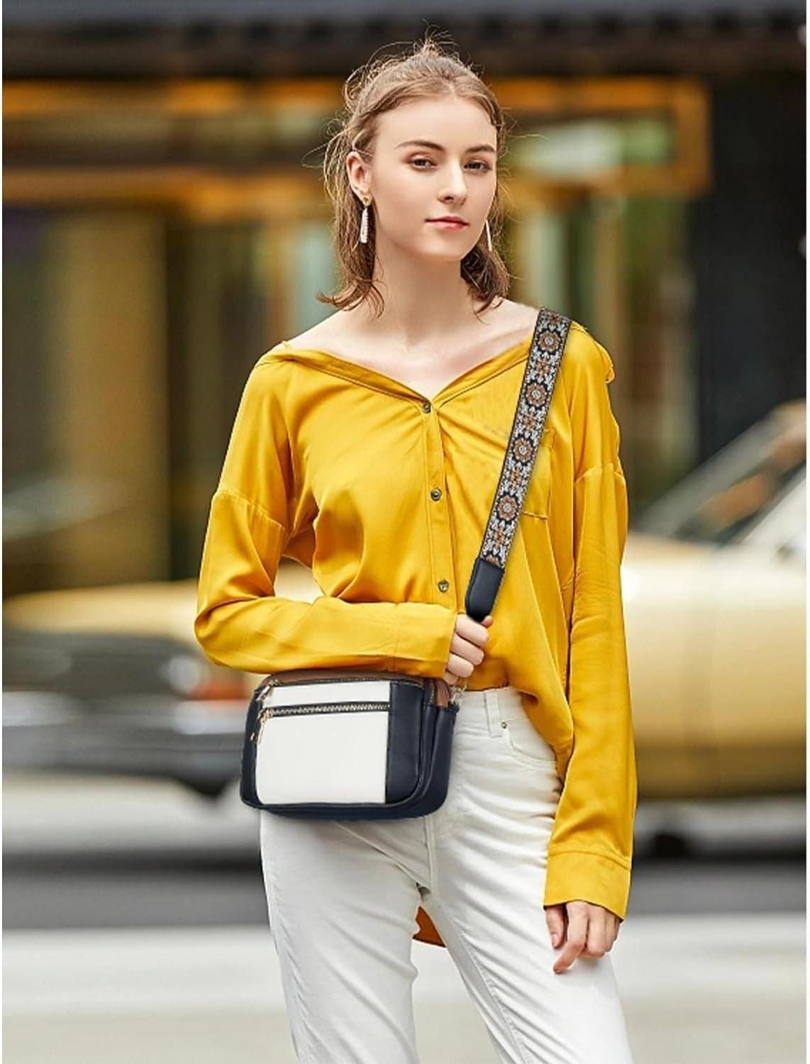 Leather Shoulder Bag - Elegant Design - Versatile Everyday Accessory for Daily Use - Functional and Stylish