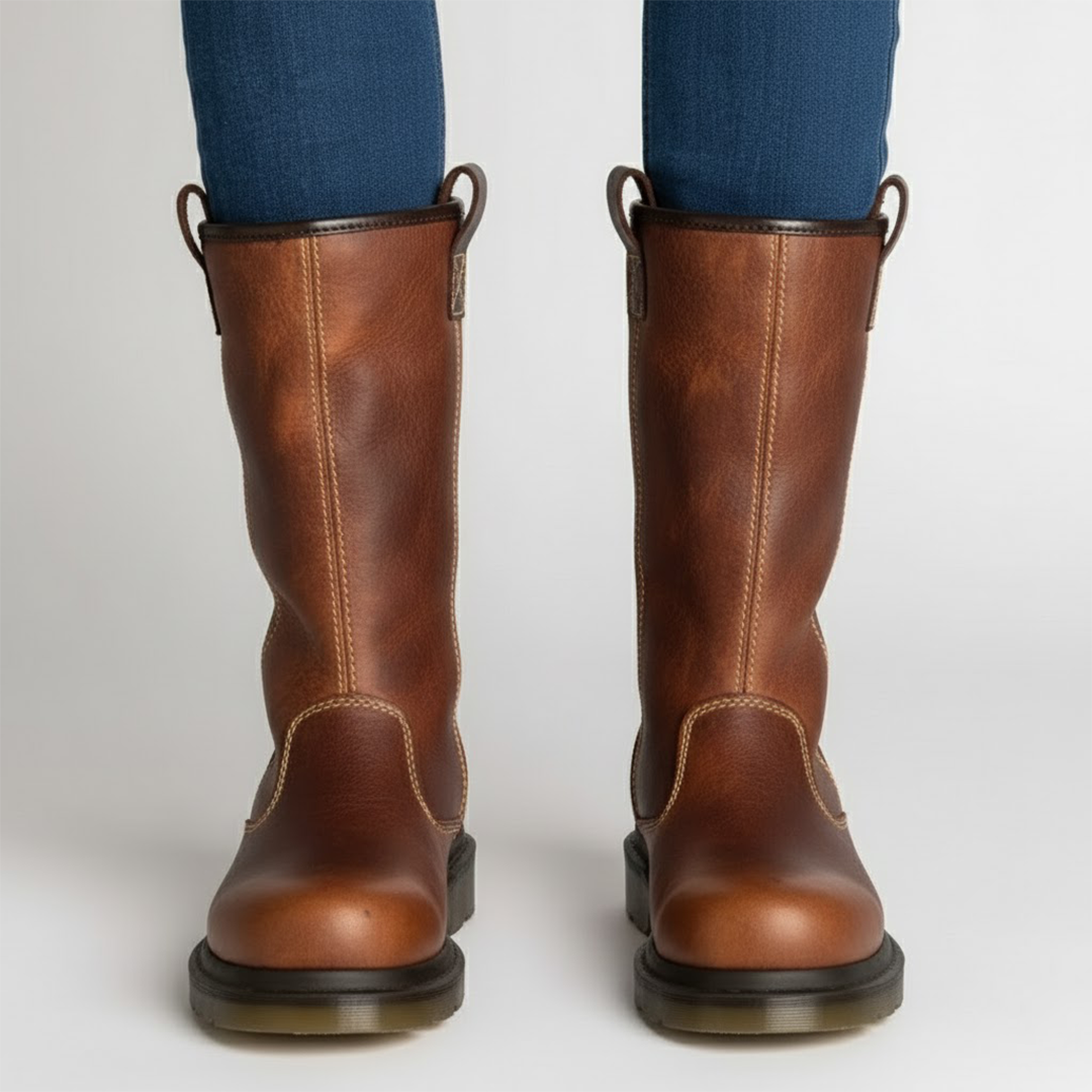 Lined Leather Winter Work Boots | Warm, Durable Footwear for Cold Weather Conditions