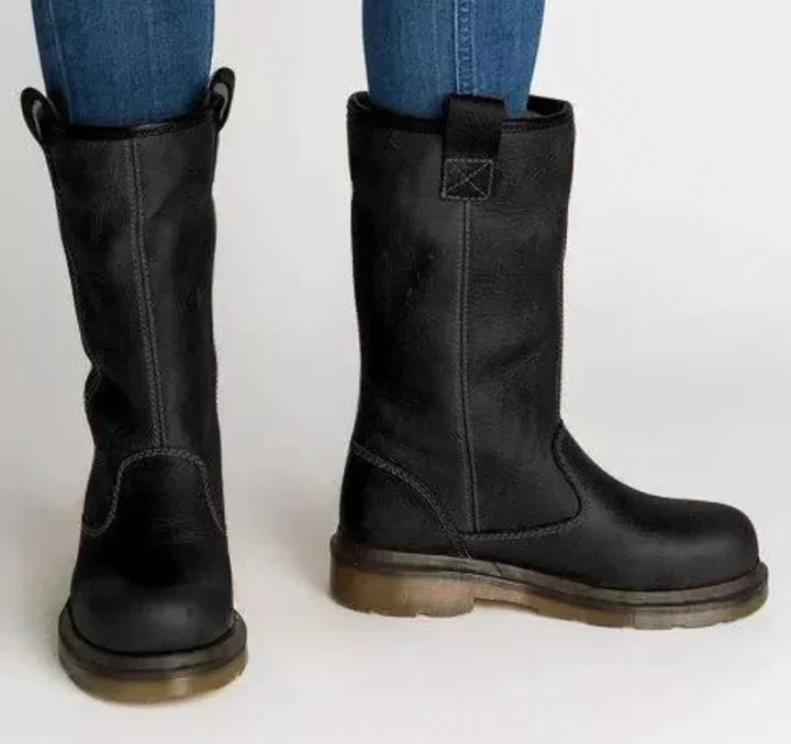 Lined Leather Winter Work Boots | Warm, Durable Footwear for Cold Weather Conditions