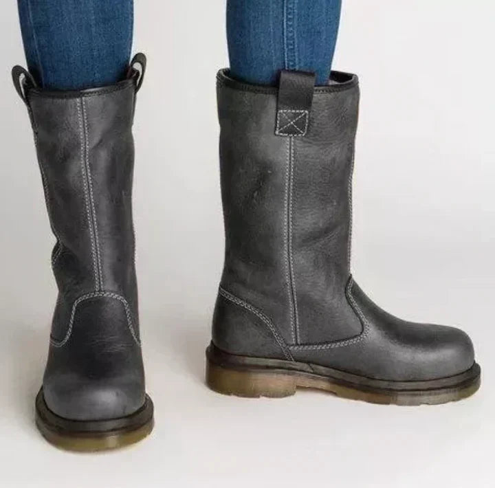 Lined Leather Winter Work Boots | Warm, Durable Footwear for Cold Weather Conditions