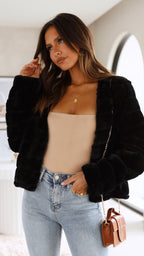 Women's Crop Jacket - Soft Fabric, Stylish Design for Casual Wear - Available in Multiple Colors