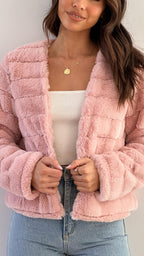 Women's Crop Jacket - Soft Fabric, Stylish Design for Casual Wear - Available in Multiple Colors