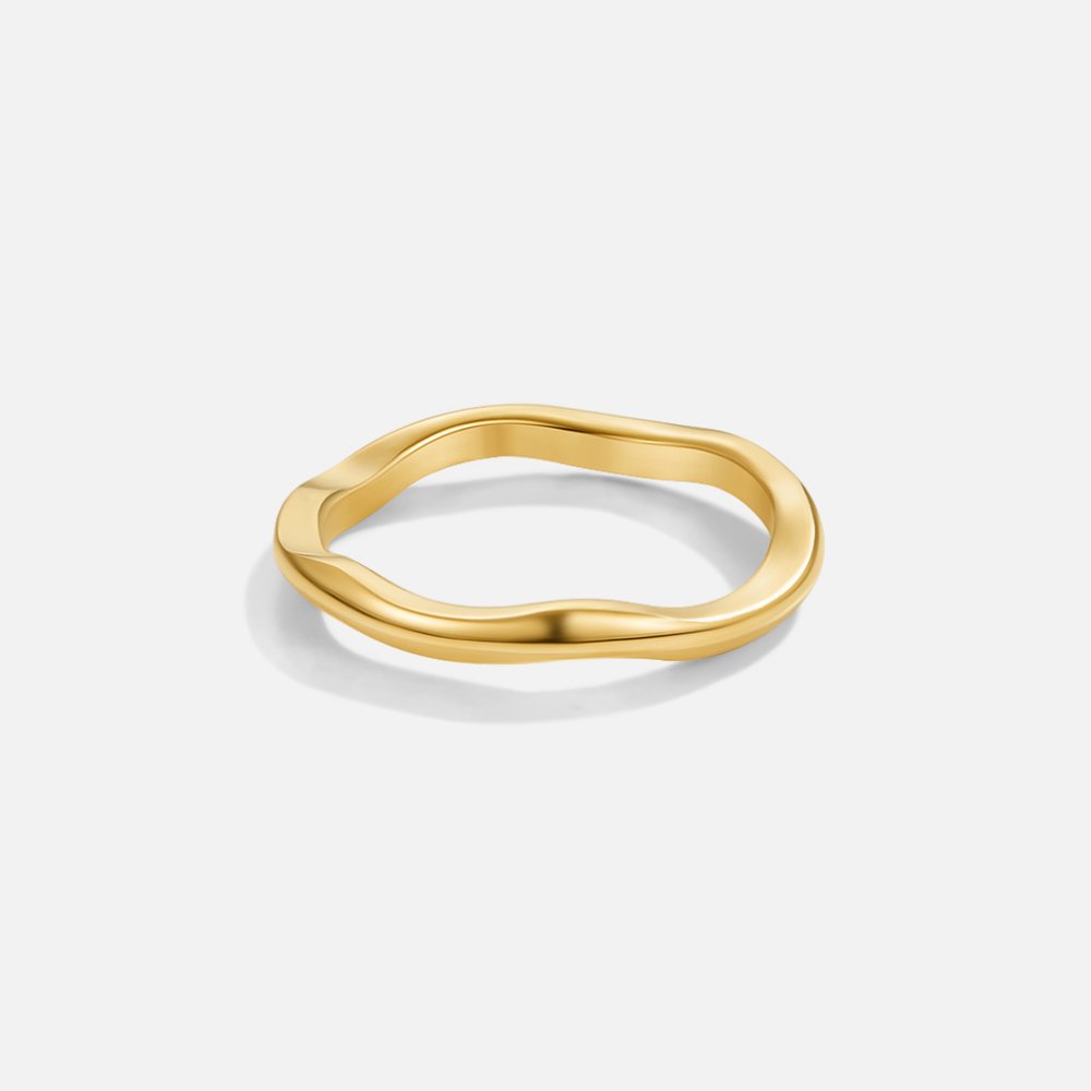 Madison Wave Ring Set – Elegant Accessory, Perfect Gift