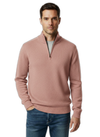 Men's Cashmere Zipper Sweater - Soft Knitwear for Casual and Formal Occasions - Versatile and Stylish Design