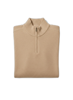 Men's Cashmere Zipper Sweater - Soft Knitwear for Casual and Formal Occasions - Versatile and Stylish Design