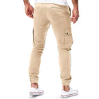 Men's Cotton Cargo Trousers with Pockets | Casual Everyday Wear | Comfortable and Versatile Design