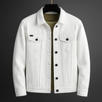 Men's Classic Denim Jacket - Durable Cotton Fabric - Casual Outerwear
