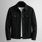 Men's Classic Denim Jacket - Durable Cotton Fabric - Casual Outerwear