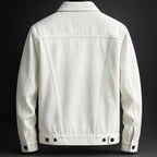 Men's Classic Denim Jacket - Durable Cotton Fabric - Casual Outerwear
