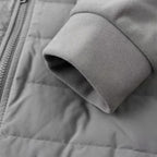 Men's Quilted Down Hooded Jacket for Cold Weather Outdoor Activities