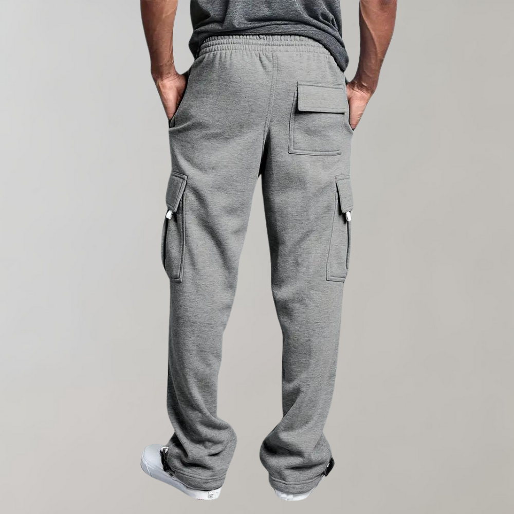 Men's Cargo Jogger Pants | Comfortable Cotton Blend | Casual Everyday Wear | Drawstring Design for Easy Fit