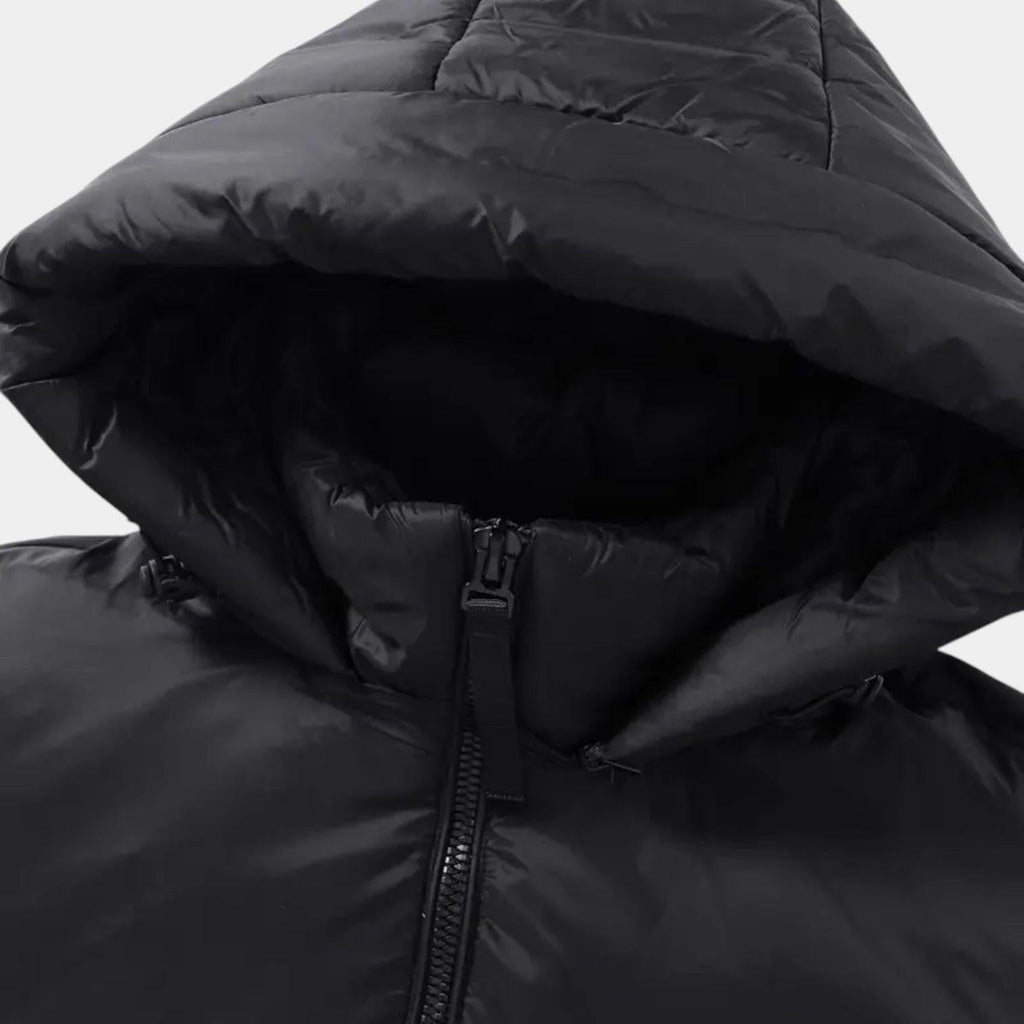 Men's Down Puffer Jacket - Heavyweight Insulated Outerwear for Cold Weather Casual Wear