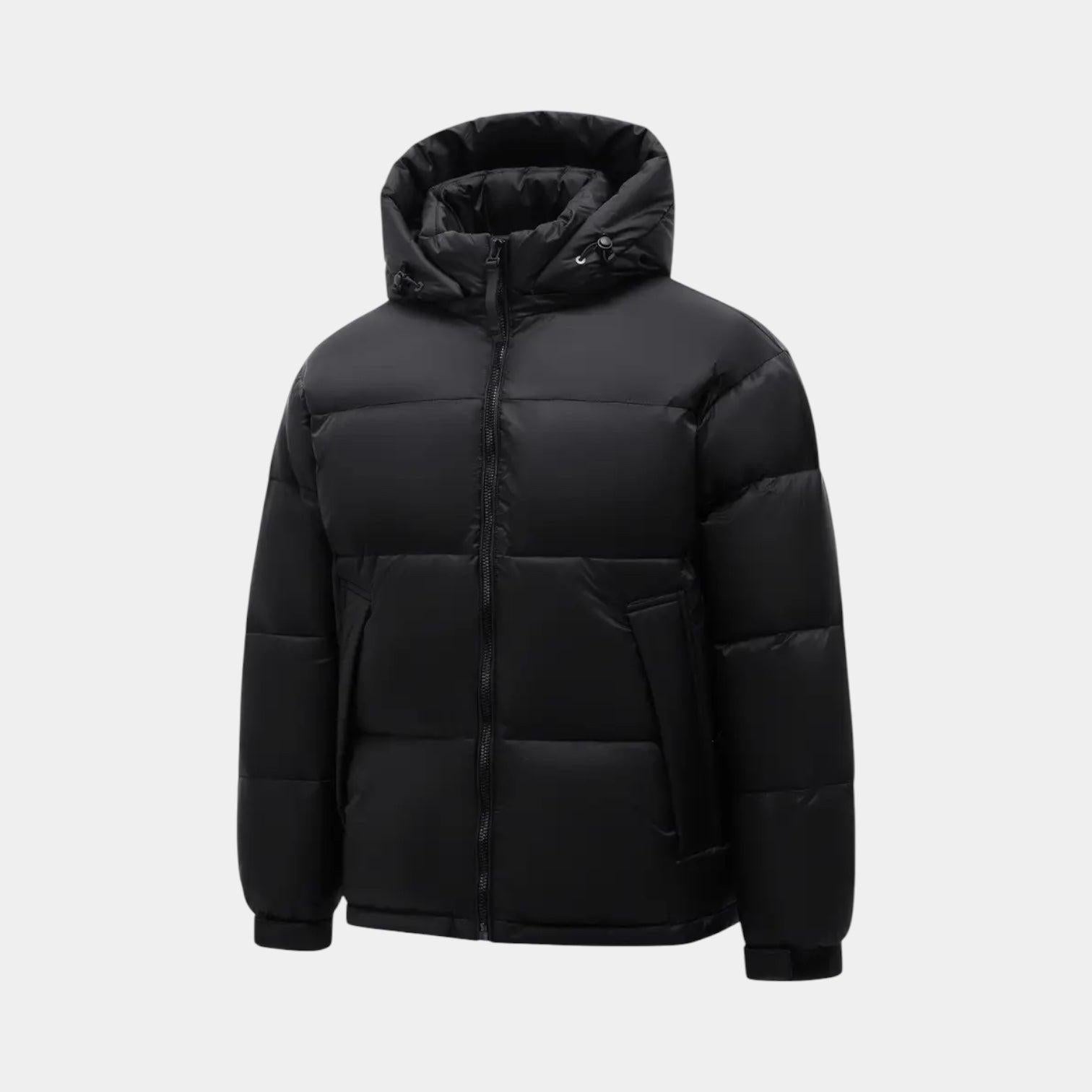 Men's Down Puffer Jacket - Heavyweight Insulated Outerwear for Cold Weather Casual Wear