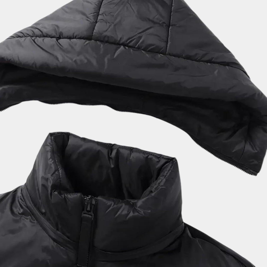 Men's Down Puffer Jacket - Heavyweight Insulated Outerwear for Cold Weather Casual Wear