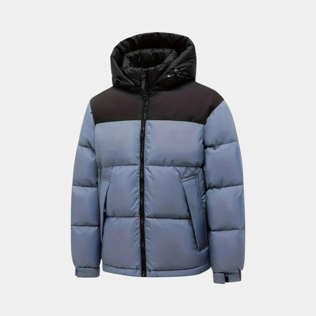 Men's Down Puffer Jacket - Heavyweight Insulated Outerwear for Cold Weather Casual Wear