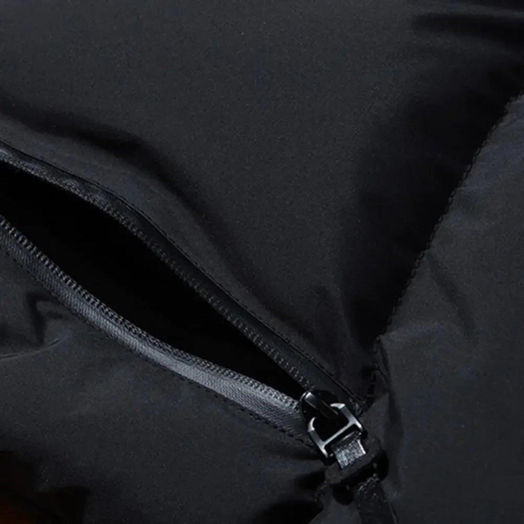 Men's Insulated Hooded Puffer Jacket - Warm Winter Outerwear for Cold Weather Adventures