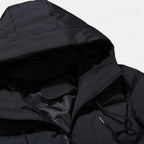 Men's Insulated Hooded Puffer Jacket - Warm Winter Outerwear for Cold Weather Adventures