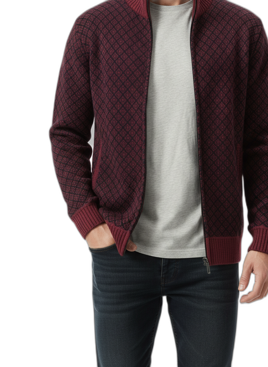 Men's Knitted Pullover Sweater | Soft Knit Fabric | Casual Style for Everyday Wear | Comfortable Fit